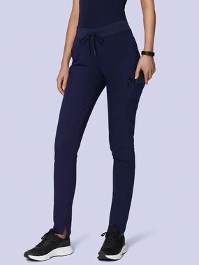 Mandala 6 pocket slim pants small petite navy